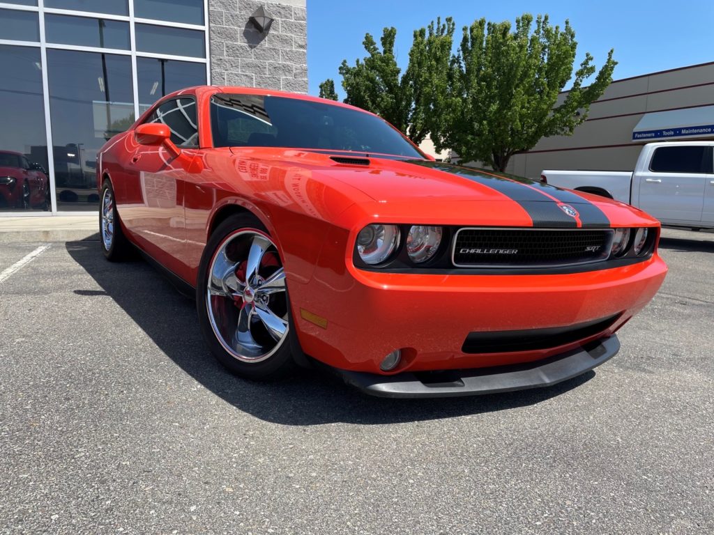 2008 Dodge Challenger SRT8 ultimate plus clear bra xpel paint protection film