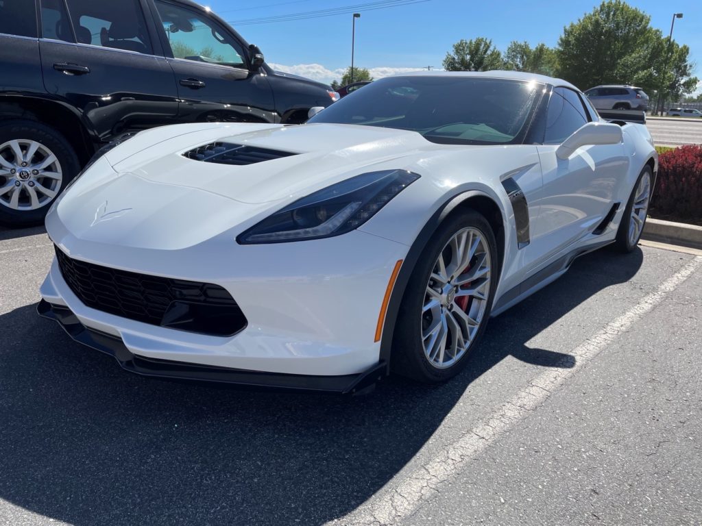 2016 Corvette Z06 xpel ultimate plus front bumper