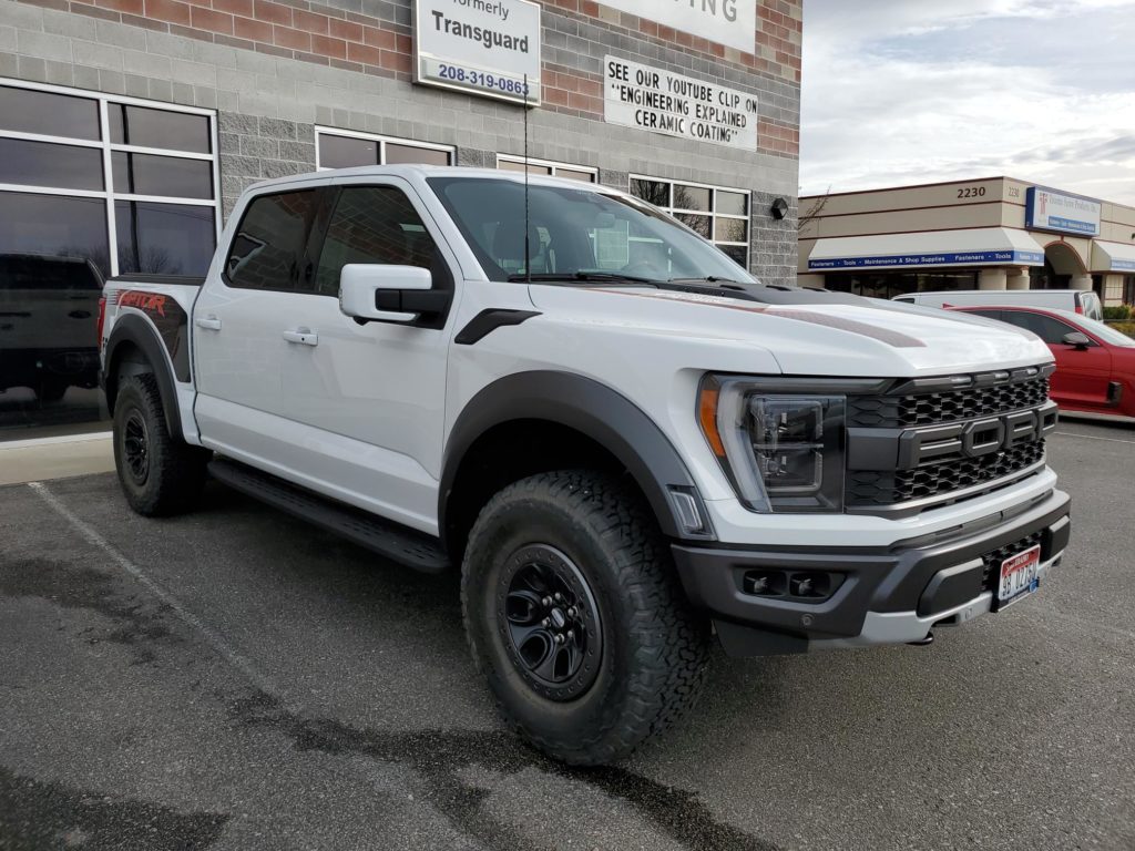 2021 Ford Raptor ultimate plus paint protection film sides of bed