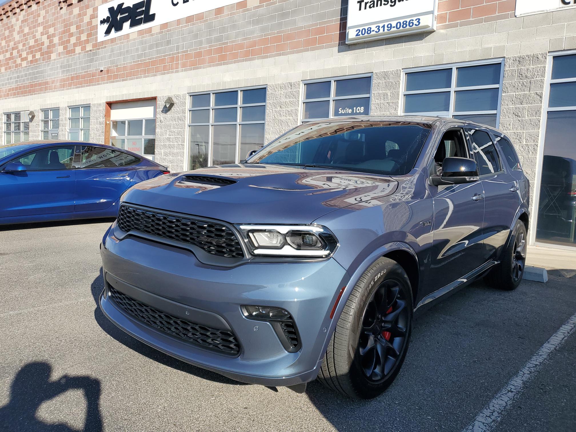 XPEL Boise Blog Reactor Blue Dodge Durango SRT PPF Wrap