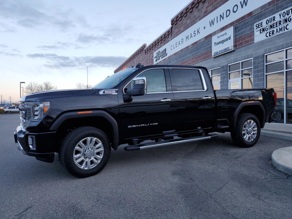 2021 GMC sierra denali HD partial front ultimate plus ppf and fusion plus ceramic coating